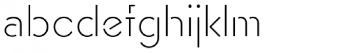 AnoStencil Light Font LOWERCASE