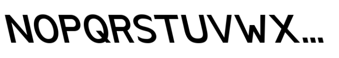 Anoda Bold Backslant Font UPPERCASE