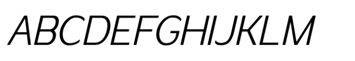 Anoda Light Italic Font UPPERCASE