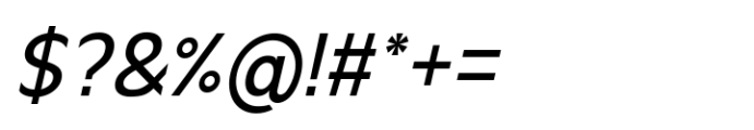 Anoda Medium Italic Font OTHER CHARS