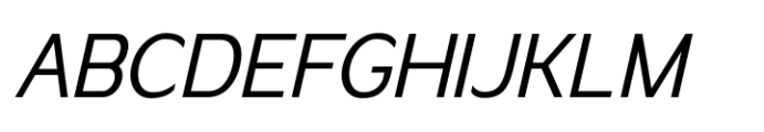 Anoda Regular Italic Font UPPERCASE