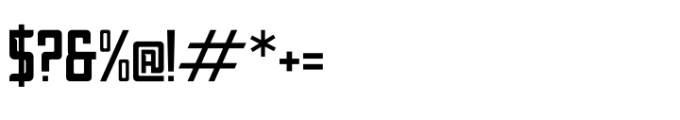 Anomaly Nexus Regular Font OTHER CHARS