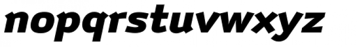 Anomoly Black Italic Font LOWERCASE