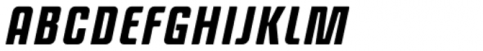 Anorak Condensed Bold Italic Font UPPERCASE