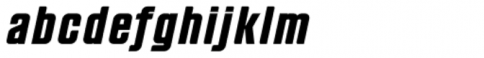 Anorak Condensed Bold Italic Font LOWERCASE