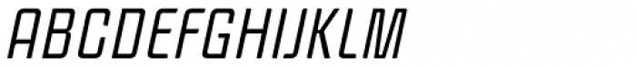 Anorak Condensed Light Italic Font UPPERCASE