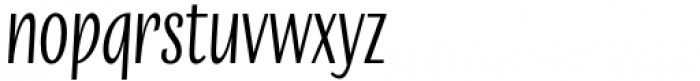Anori Medium Italic Font LOWERCASE