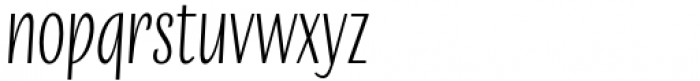 Anori Regular Italic Font LOWERCASE