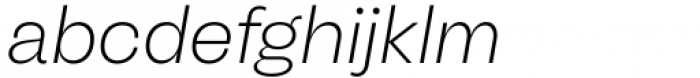 Another Grotesk Extra Light Italic Font LOWERCASE