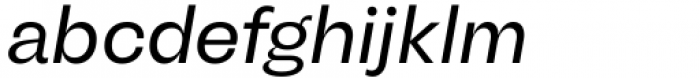 Another Grotesk Italic Font LOWERCASE