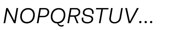 Another Grotesk Norm Italic Font UPPERCASE