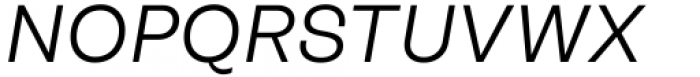Another Grotesk Normal Italic Font UPPERCASE