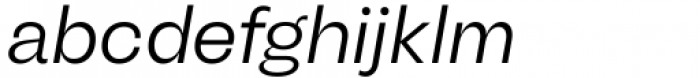 Another Grotesk Normal Italic Font LOWERCASE