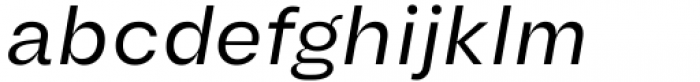 Another Grotesk Text Italic Font LOWERCASE