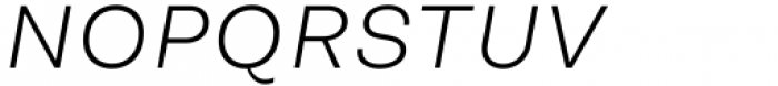 Another Grotesk Text Light Italic Font UPPERCASE