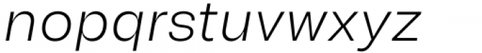 Another Grotesk Text Light Italic Font LOWERCASE