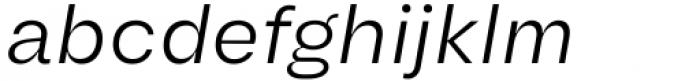 Another Grotesk Text Normal Italic Font LOWERCASE