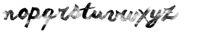 Another Raw Shabby Font LOWERCASE