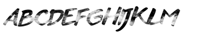 Another Shabby Wet Font UPPERCASE