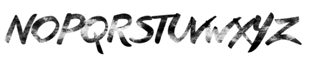 Another Shabby Wet Font UPPERCASE