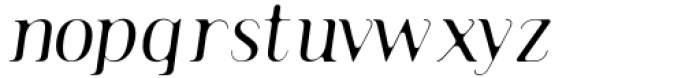Anothernow Italic Font LOWERCASE