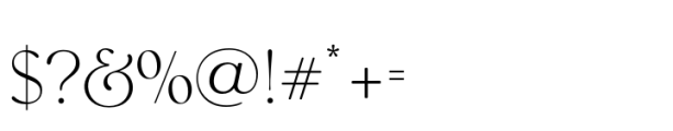 Anothers Display Font OTHER CHARS