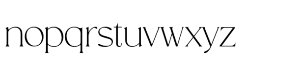 Anothers Display Font LOWERCASE
