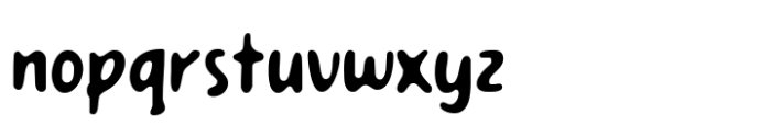 Anowy Blur Font LOWERCASE