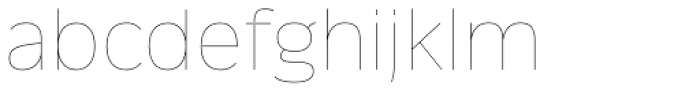 Ansage Hairline Font LOWERCASE