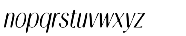 Ansela Drawn Italic Font LOWERCASE