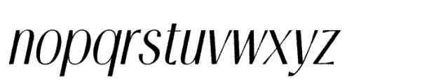 Ansela Rough Italic Font LOWERCASE