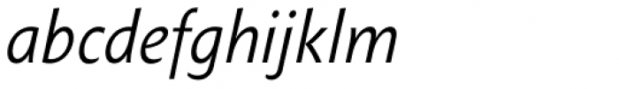 Anselm Sans Light Italic Font LOWERCASE