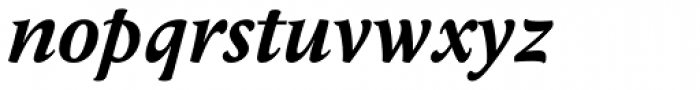 Anselm Serif Bold Italic Font LOWERCASE