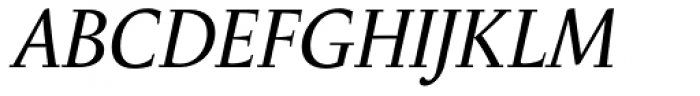 Anselm Serif Italic Font UPPERCASE