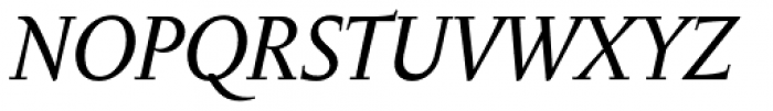 Anselm Serif Italic Font UPPERCASE