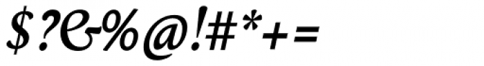 Anselm Serif Medium Italic Font OTHER CHARS