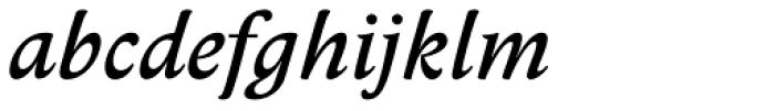 Anselm Serif Medium Italic Font LOWERCASE