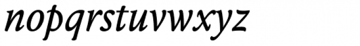 Anselm Ten Italic Font LOWERCASE