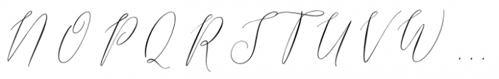 Anter Script Regular Font UPPERCASE