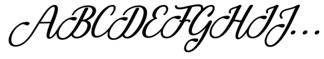 Anteri Signature Bold Italic Font UPPERCASE