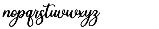 Anteri Signature Bold Font LOWERCASE