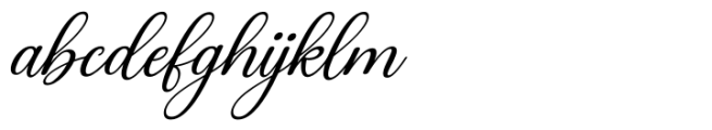 Anteri Signature Italic Font LOWERCASE