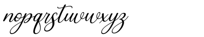 Anteri Signature Italic Font LOWERCASE