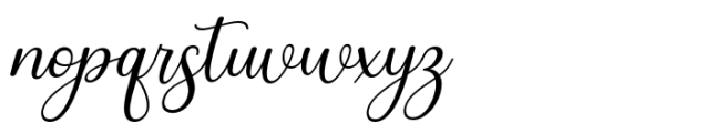 Anteri Signature Regular Font LOWERCASE