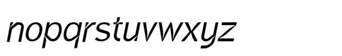 Antheroma Thin Italic Font LOWERCASE