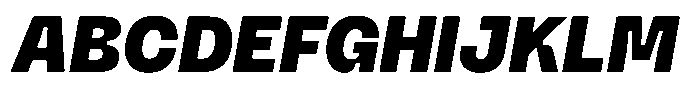 Anthine Black Italic Font UPPERCASE