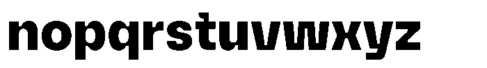 Anthine Extra Bold Font LOWERCASE