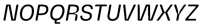 Anthine Italic Font UPPERCASE