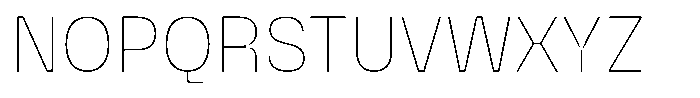 Anthine Thin Font UPPERCASE