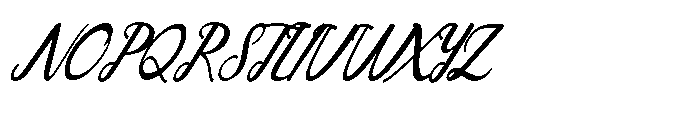 Anthology Paradise Script Font UPPERCASE